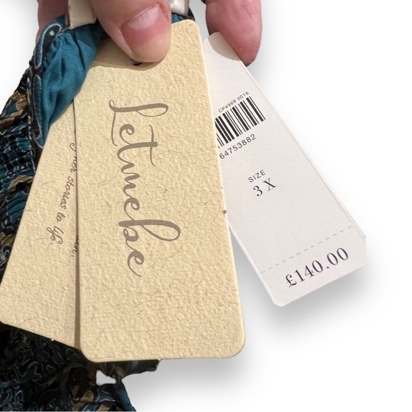 Let Me Be Cut Out Dress Bell Sleeves Blue - Picture 2 of 7